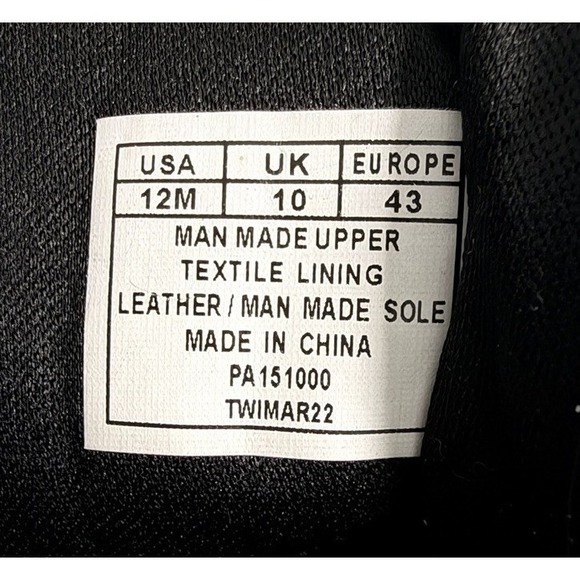 Black Patent Glitter High Top Fashion Sneakers Women's Size 12 - Picture 7 of 9